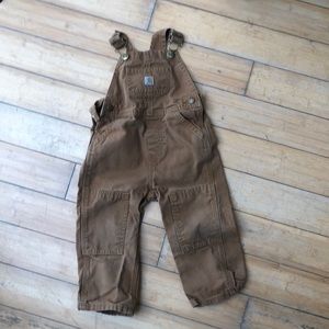 Carhart bib overalls2t GUC some minor wear but still lots of life left